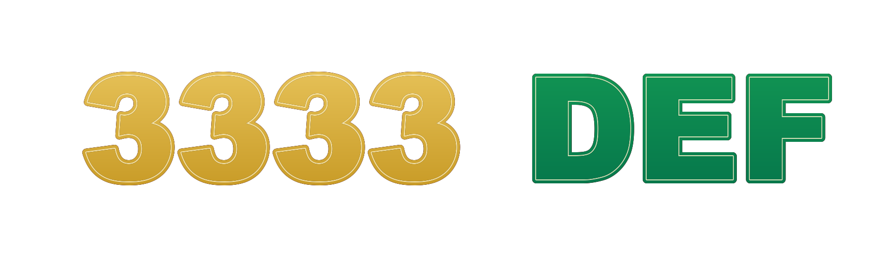 3333 def লোগো